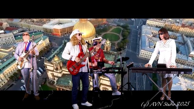 Aрт-Фанк-Рок группа VladNadkha&Co "Питер-Москва" официальный клип 2025.