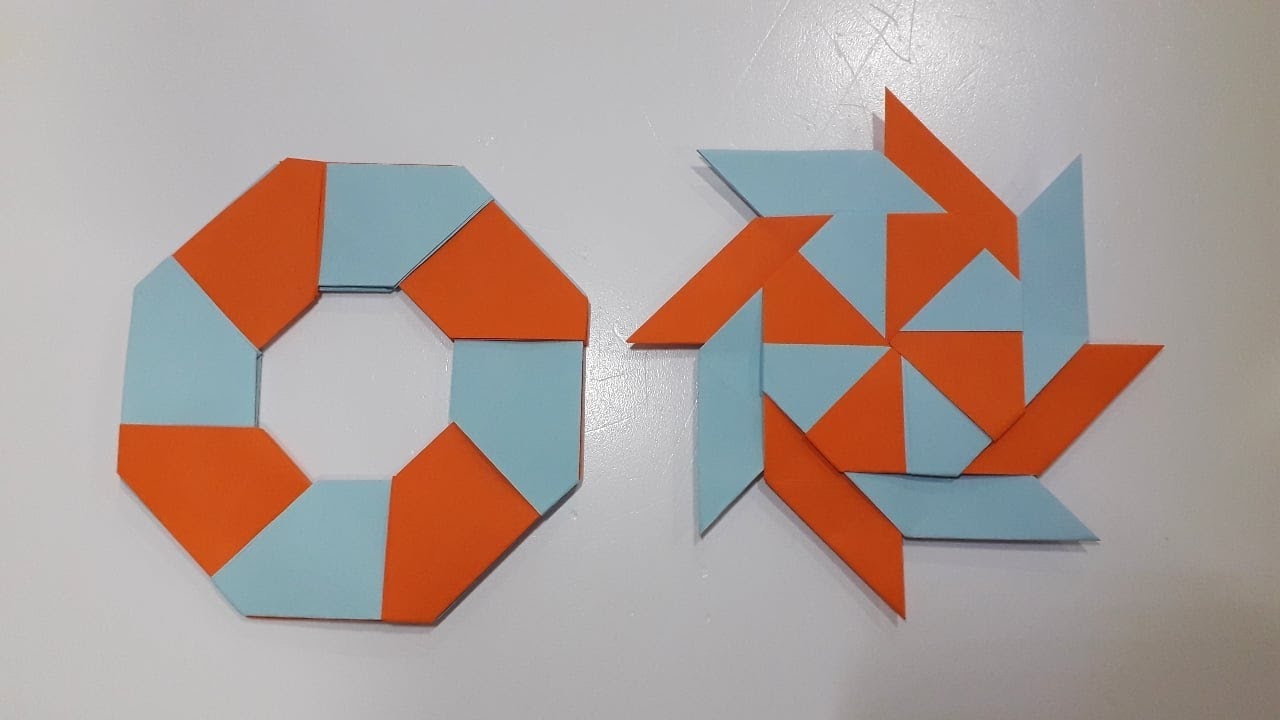 Сюрикен звездочка из бумаги. Оригами трансформер смотреть онлайн