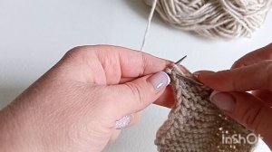 Идеальная красивая кромка для вязания. Полезности для вязания #knitting#урокивязания#вязание [iHG3NA