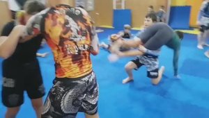 Второй день сборов Кэмпо в Феодосии. Борьба NoGi