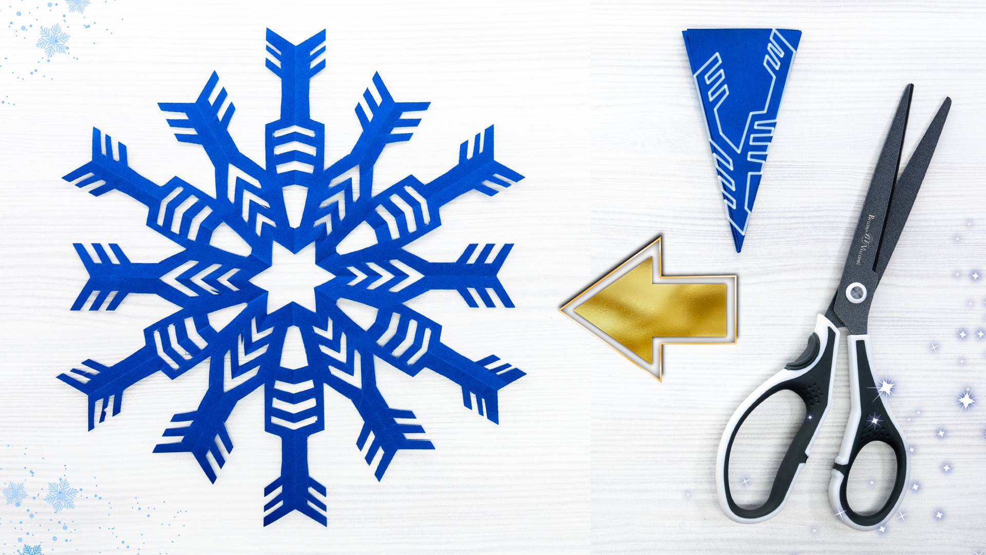 Самая красивая снежинка из бумаги, когда-либо сделанная смотреть онлайн