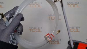 Шланг гибкий ПВХ с фитингами 150 см H-D к пескоструйному пистолету для антигравия и антикора, гравит