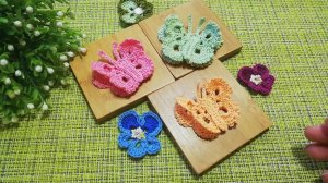 Красивая бабочка связанная крючком. Подробный мастер-класс.