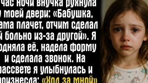 В час ночи внучка рухнула у моей двери: «Бабушка, мама плачет… отчим сделал ей больно из-за другой».