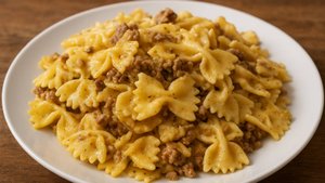 Макароны по-домашнему с тушёнкой — просто, быстро и очень вкусно!