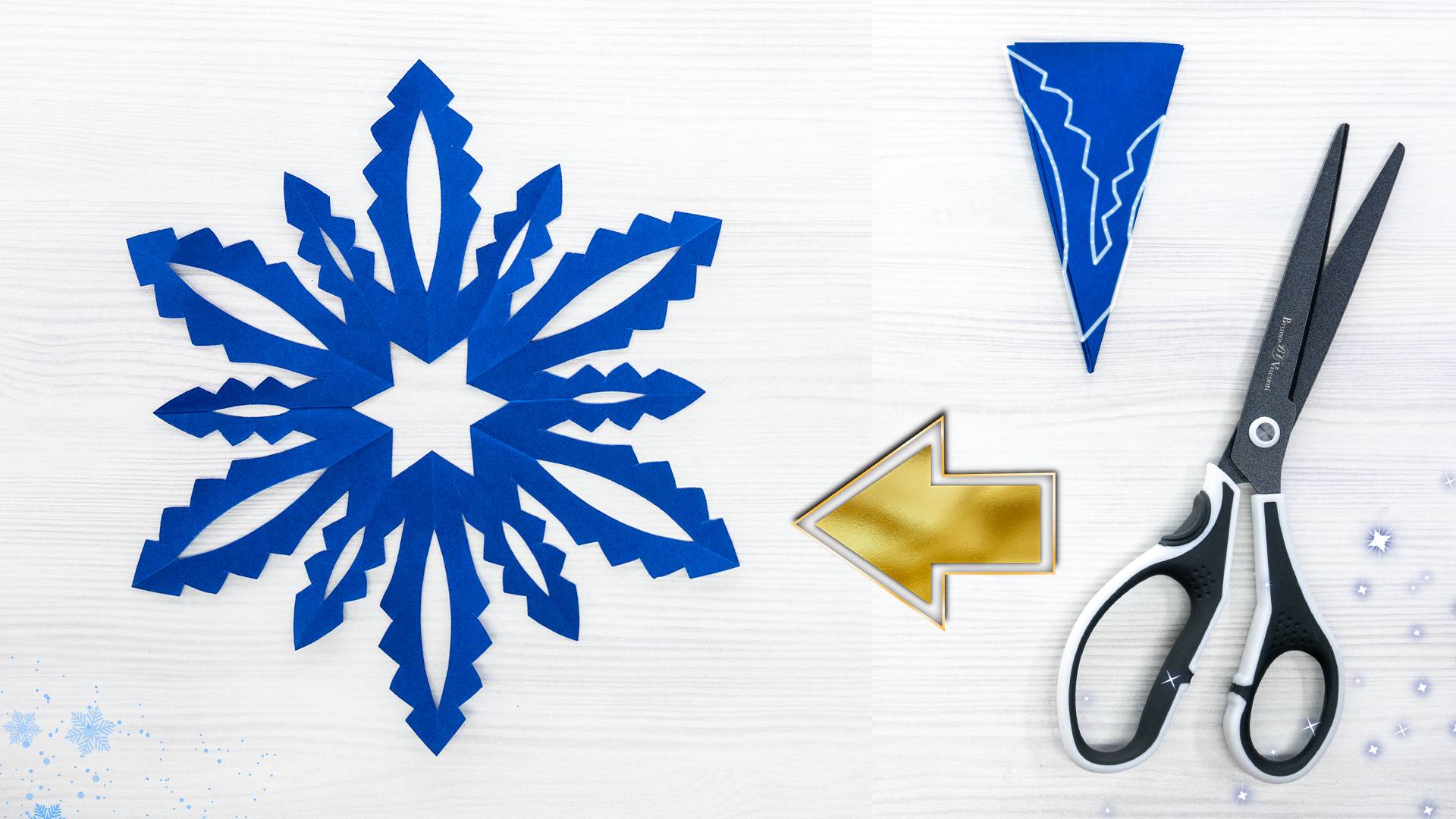 Легкое украшение на Рождество и Новый год с помощью бумаги формата А4! смотреть онлайн