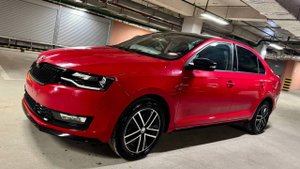 Skoda Rapid; 1.4 AT; 2019; Красный
