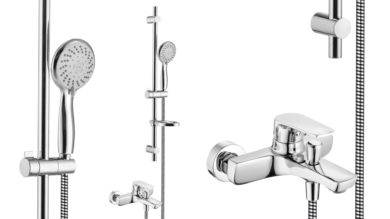 Распаковка душевого комплекта со смесителем для ванны Swedbe Venado 1690 смотреть онлайн