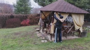 Осенний сад на даче! Гуляем! Рассуждает!