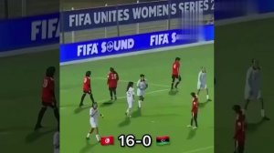 Обстановка в женском футболе: сборная Ливии проиграла Тунису со счётом...16-0