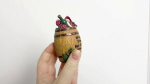 Ёлочная игрушка ПОДАРОК ВИНОДЕЛА 'ВИНТАЖ ДЛЯ ДРУЗЕЙ', полистоун, 8 см, E0393-2