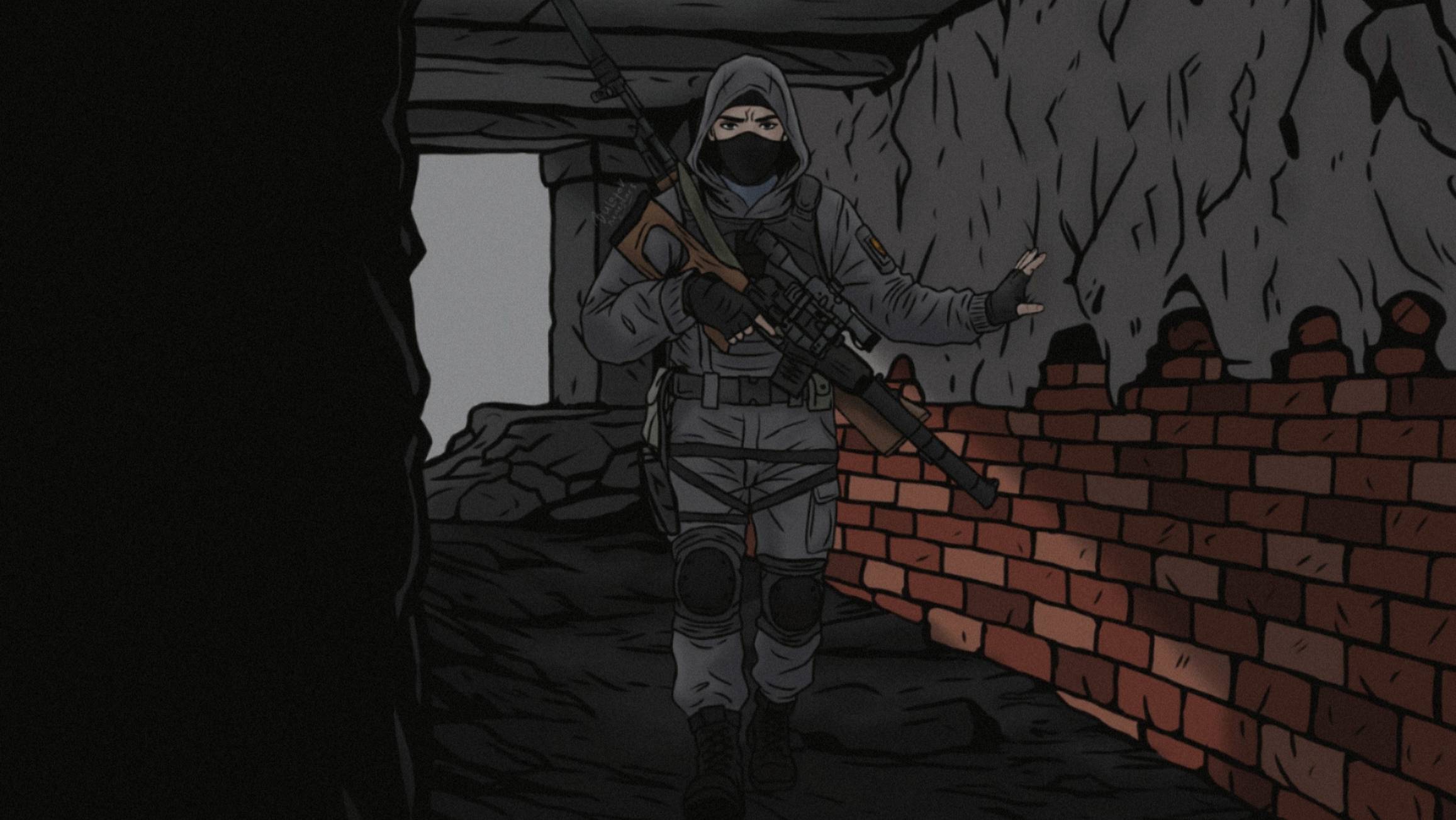 Сталкер Альтернатива: Я Хакер с Миниганом + документы и трупик в лаборатории Х-8 ( за военного ) #11