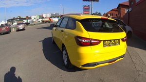 ЖЕЛТЫЙ ЦВЕТ,видео не первой свежести,ему примерно месяц,как я ездил обклеивать ЛАДА ВЕСТА