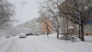 28.10.25. Пришёл снежный циклон на Камчатку