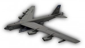 Модель самолета Boeing B-52H Stratofortress бомбардировщик USAF 1:200