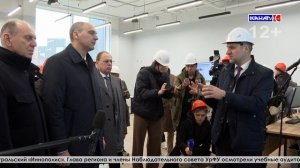 Денис Паслер оценил готовность учебных корпусов второй очереди кампуса УрФУ