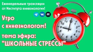 ШКОЛЬНЫЕ СТРЕССЫ - УТРО С КИНЕЗИОЛОГОМ. ЭФИР 29.10.2025