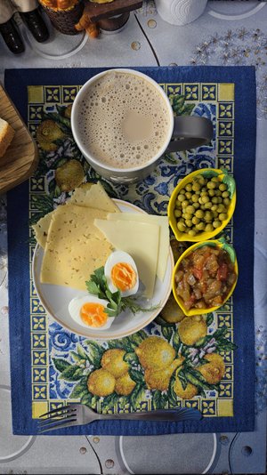 Мукбанг ☕️ Мои завтраки 🥚Готовим вместе 🤗