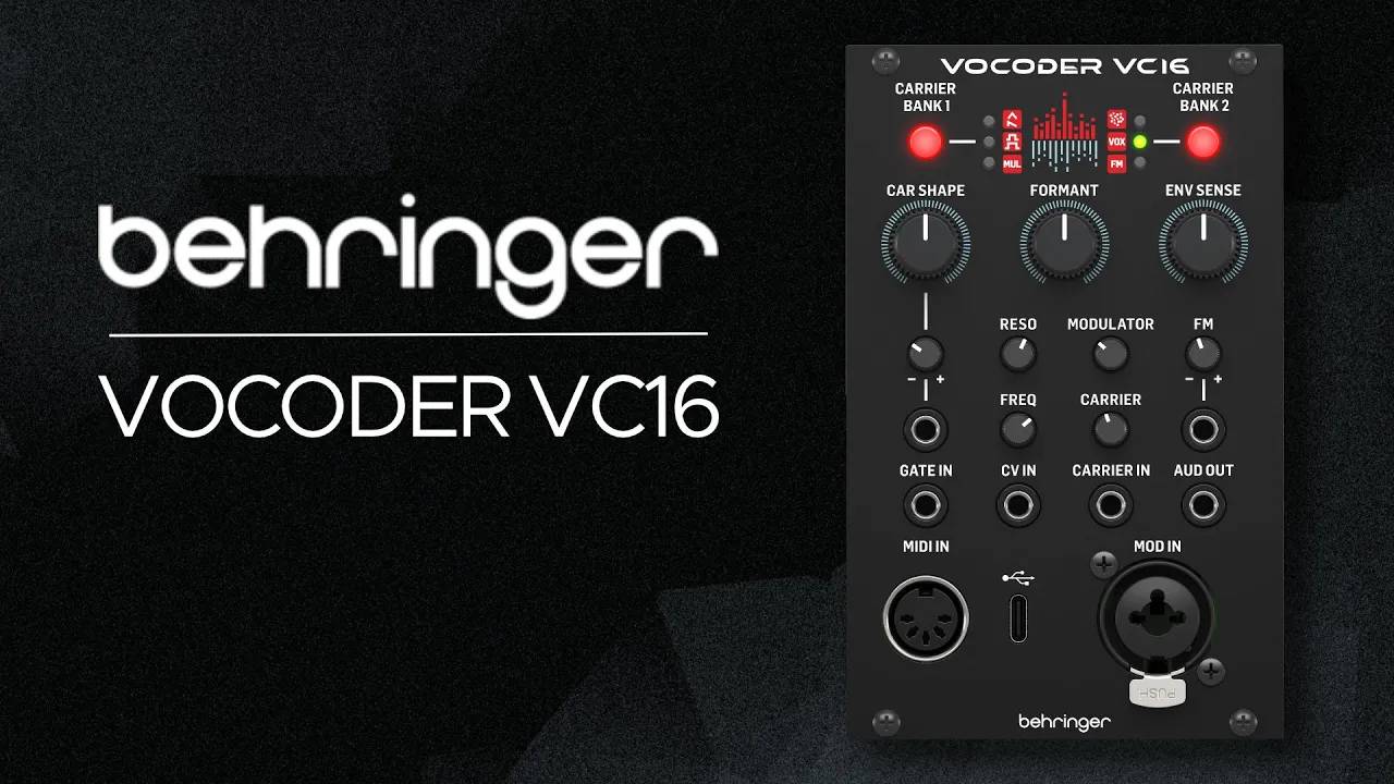 Behringer VC16 Module: Sound Demo (No Talking)