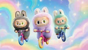 Приключение Лабубу на велосипедах. Веселая история Лабубу