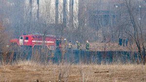 Масштабный пожар произошел на острове Недоразумения под Магаданом