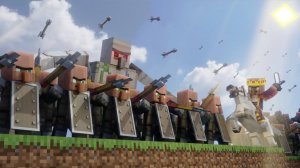 Жители Деревни дают отпор! - Селянин ПРОТИВ грабителя: История "ЧАСТЬ 3" (Анимация для Майнкрафта)