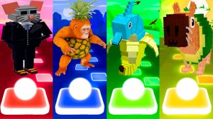 ТИМ ЧИЗ 🆚 ОРАНГУТИНИ АНАНАСИНИ 🆚 БАНАНИТА ДОЛФИНИТА 🆚 ПИПИ АВОКАДО | Tiles Hop №262