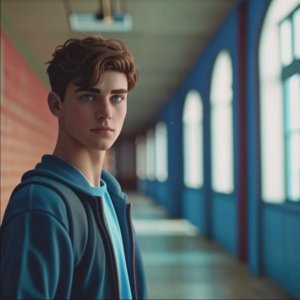 "Мальчик синими глазами смотрит на меня сквозь время..."