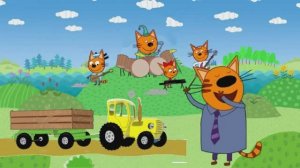 Мультфильм ,Развивающие игры для детей Котики и Машинки