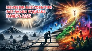 🔔 НЕИЗБЕЖНЫЕ СОБЫТИЯ ✨ ВСЕ ЗНАКИ ЗОДИАКА 🍁 НОЯБРЬ 2025