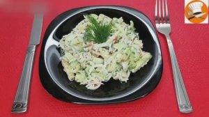 Салат с крабовыми палочками