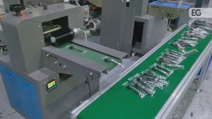 Горизонтальный упаковщик одноразовых столовых приборов LC-350DXS