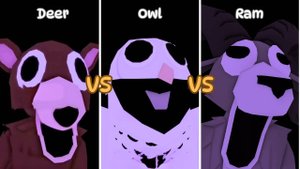 99 ночей в лесу - ОЛЕНЬ ПРОТИВ СОВЫ ПРОТИВ БАРАНА | Jumpscare - Roblox