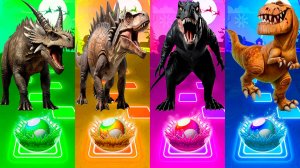 Coffin Dance Динозавры 203 уровень - Мультики про Динозавров | МУЛЬТФИЛЬМЫ ДИНОЗАВРЫ в Tiles Hop