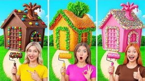 Домики Одного Цвета Челлендж | Смешные Ситуации и Неудачи от Candy DO