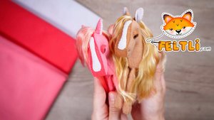 Мастер-класс ЛОШАДКА своими руками / Символ 2026 года своими руками / Выкройка лошадки