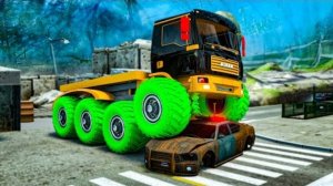Новый Злодей-Монстр В Wheel City🚒 🚔 🚑 АВТОМОБИЛИ и МОТОЦИКЛЫ с ГРУЗОВИКОМ-МОНСТРОМ