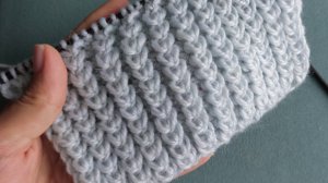 Суперобъёмная резинка спицами 🧶