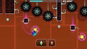 Секретная иконка в геометри деш лайт и баг с чикпоинтом в практик моде.