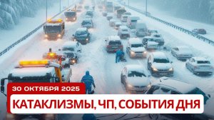 Новости Сегодня 30.10.2025 - Катаклизмы, ЧП, События Дня | Россия Китай Индия США Европа