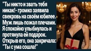 Жизненные Истории/Ты никто и звать тебя никак,- заявила мне свекровь на своём юбилее