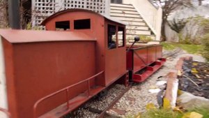 1 Scale Locos Part 6 - Gas Mechanical Loco test and crash