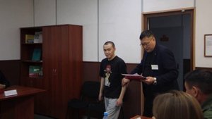 Саян Монгуш побывал в гостях у  героев – в 55-й отдельной гвардейской мотострелковой бригаде