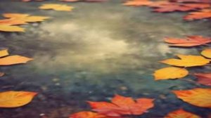 Весенняя капель играла осенью на крыше.