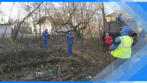 30.10.2025  Состоялся субботник в районе Обувной фабрики