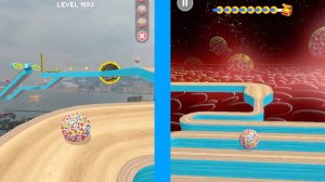 Going Balls  Super Speed run Gameplay New Update Level 1593 to 1596 Portal Run Race Goal ball