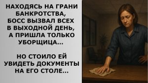 Истории из жизни. НАХОДЯСЬ НА ГРАНИ БАНКРОТСТВА, БОСС ВЫЗВАЛ ВСЕХ В ВЫХОДНОЙ Жизненные истории