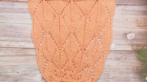 узор для кокетки спицами #43#