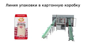Упаковочная машина | упаковка в картонную коробку | фасовка круп | упаковка круп