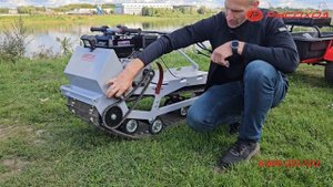 Самый доступный мотобуксировщик для,серьёзных задач! ЮКОН -380